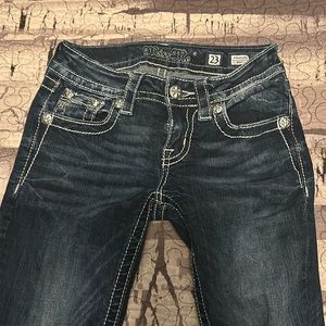 Miss Me signature bootcut jeans, size 23